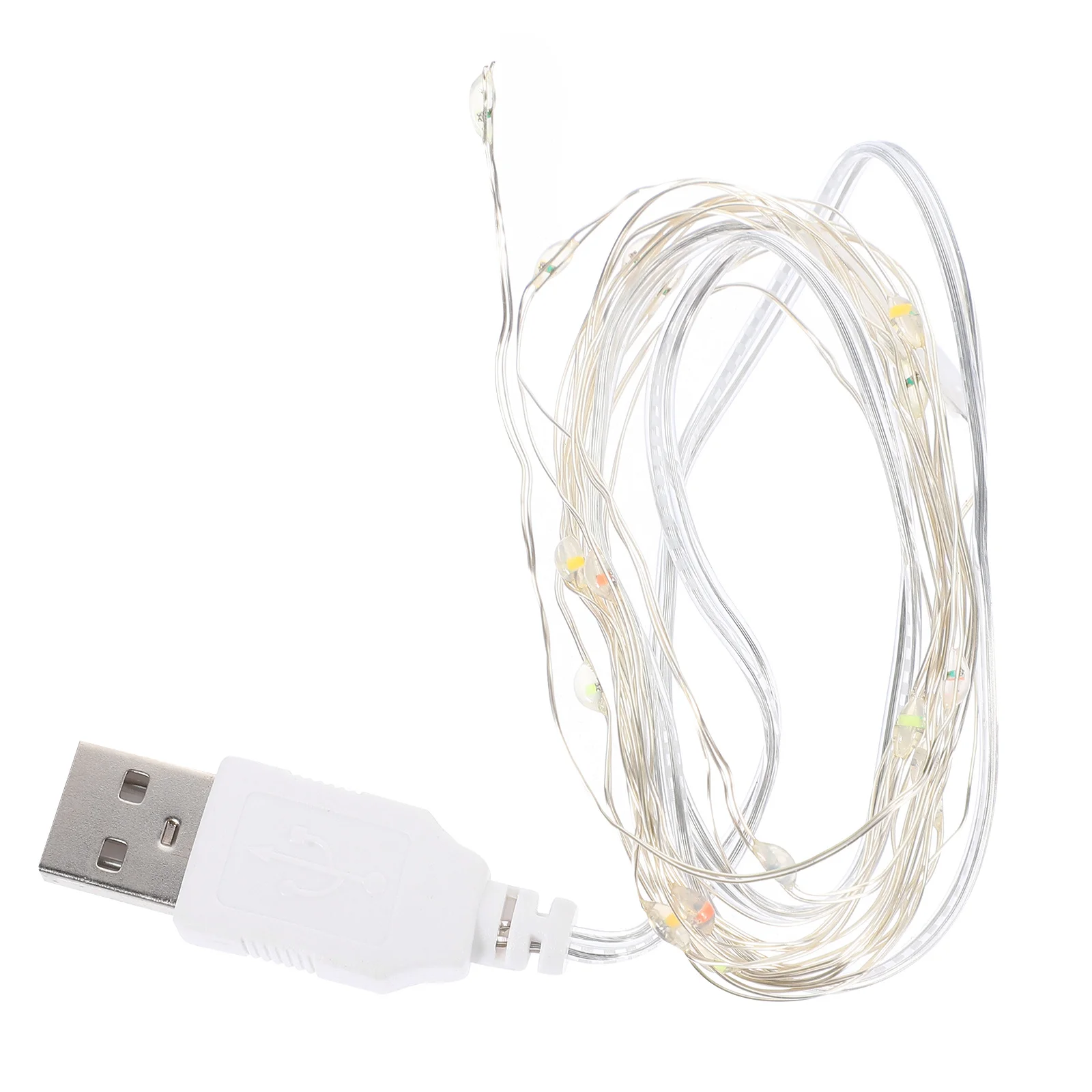 200 سنتيمتر Usb مصباح ليد سلسلة 2 متر مصباح للزينة احتفالي حفلة معلقة حلية عيد الميلاد ضوء ديكور مهرجان استخدام مصباح للمنزل