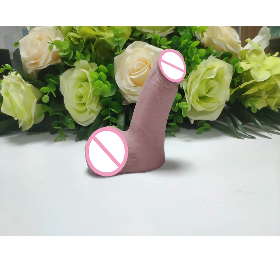 GOFLYING STP Packer  Wholesale Ultra Soft Realistic Short Small Dildo Dress Male Genitalia Transgender Ftm Prosthetics Penis