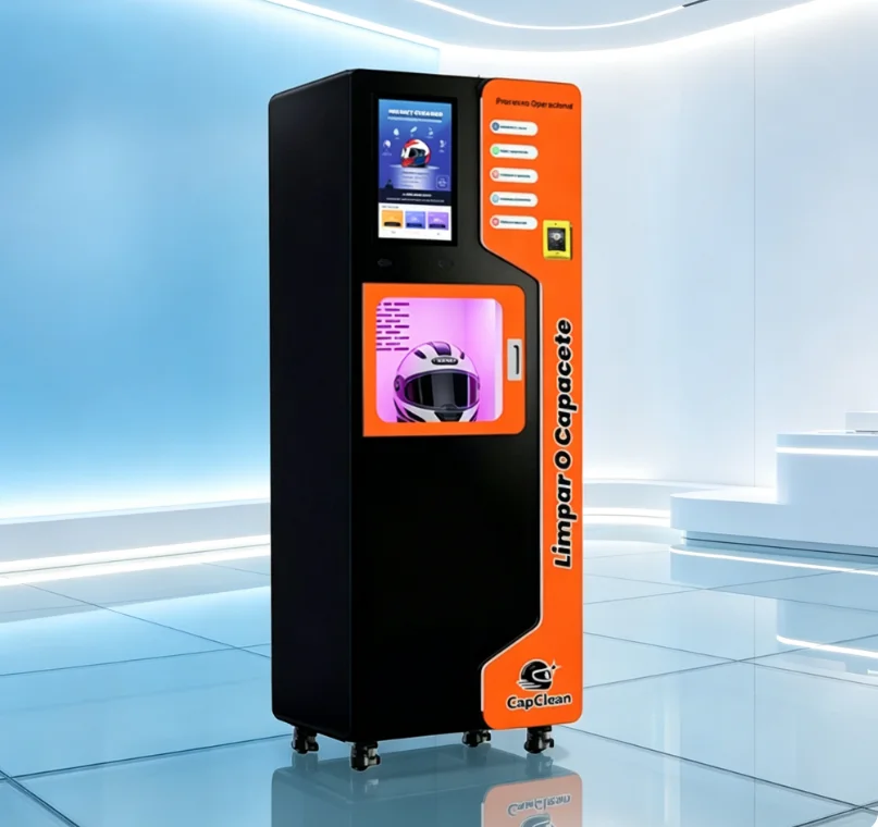 Commercial Sterilizing Helmet Cleaning Vending Machine for Parking Lot Helmet Cleaning Vending Machine