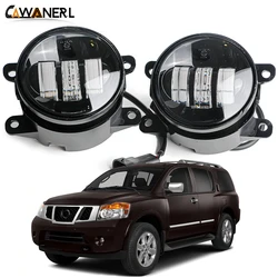 2 X LED Fog Light Assembly 30W Car Front Fog Driving Lamp For Nissan Armada 2008 2009 2010 2011 2012 2013 2014 2015