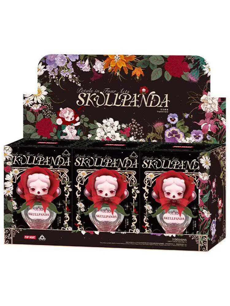 Originele POP MART SKULLPANDA Petals in Four Acts Series Blind Box The Decay Awaited Anime Figuur Mystery Box Model Ornament Cadeau - afbeelding 2