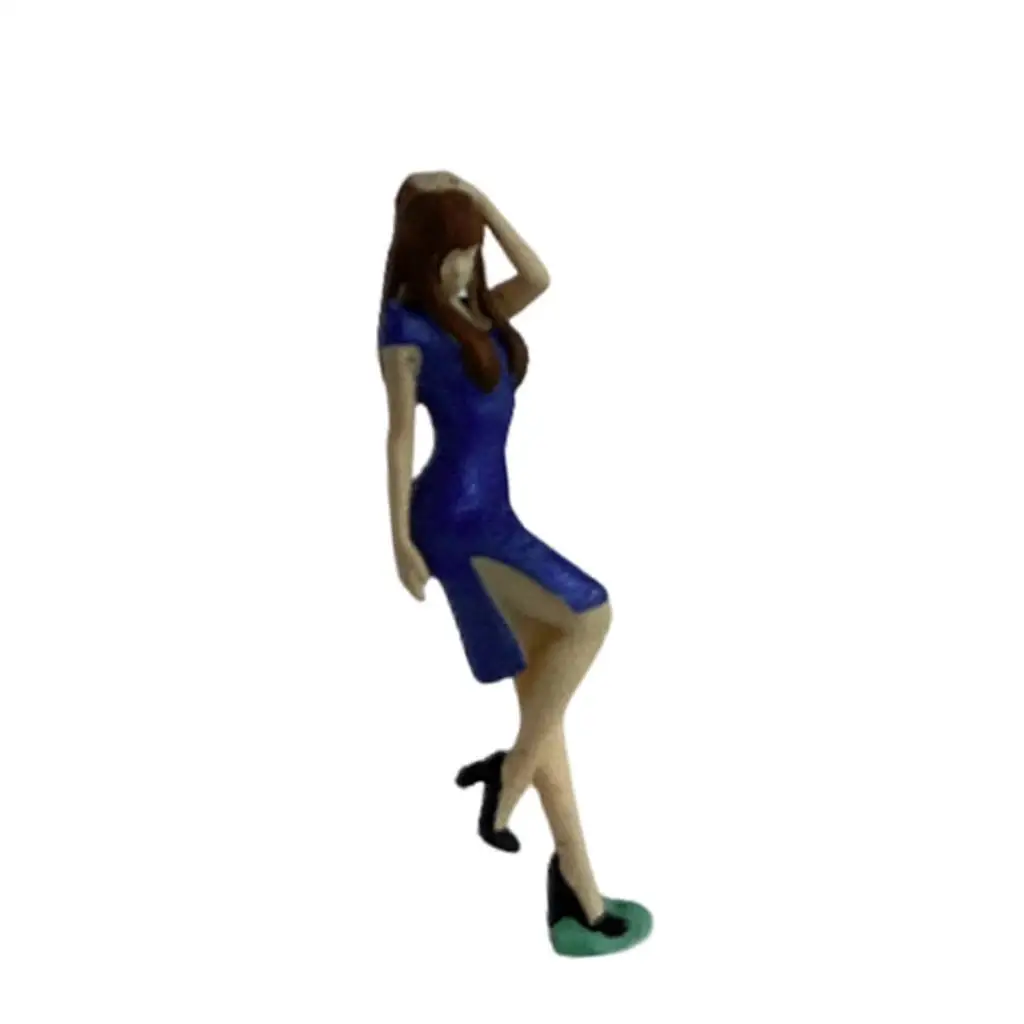 Figure modello in scala 1/64 Oggetti di scena per fotografia Figure da donna modello 1/64 per desktop