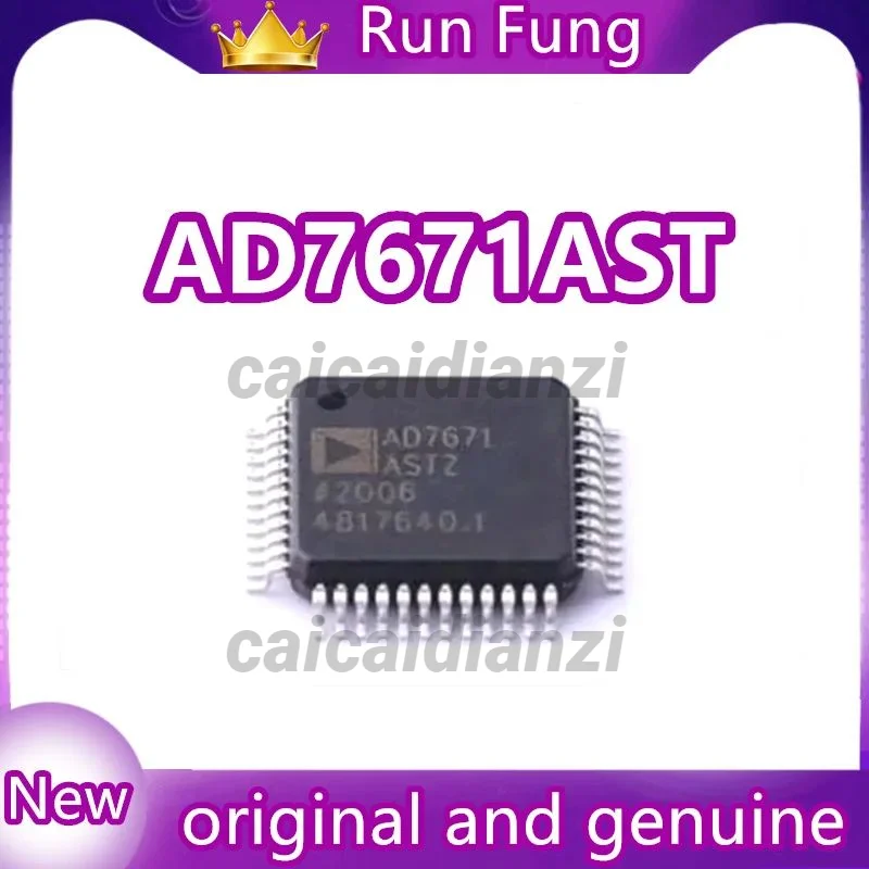 

5Pcs/Lot AD7671AST AD7671 16 Bit Analog to Digital Converter Input 1 48-LQFP (7x7) New Original