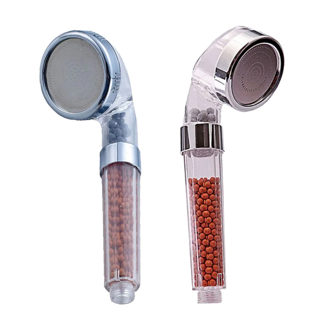 High Pressure Rainfall Bathroom Shower Head with Water Purifier Filter Beads Spray for Bath System