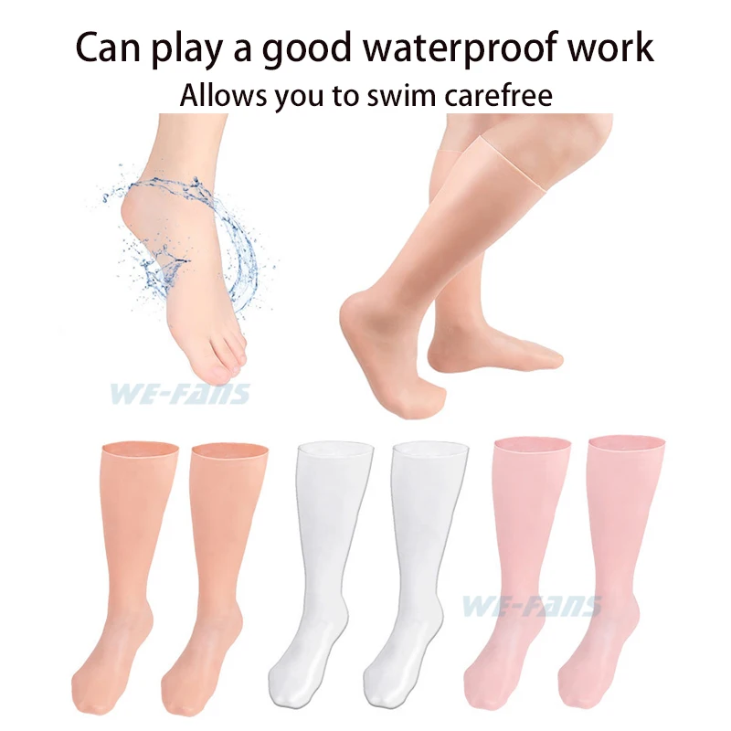 Silicone Scuba Free Diving Socks Swimming Socks 3mm Warm Water Proof Surfing Water Boots Shoes Beach Anti Slip Elastic Fin Sock