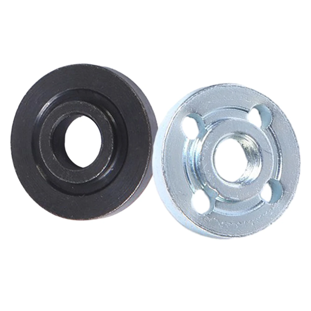 1pc M10 Thread Angle Grinder Metal Pressure Plate Inner Outer Flange Nut Set Tools-For 100 Type Angle Grinder/polisher Parts