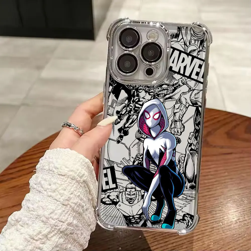 Capa para Celular Marvel Heroes para Samsung Galaxy A57 A37 A17 A07 A56 A16 A26 A06 A36 A55 A35 A25 A15 5G A14 34 A52 A53 A54