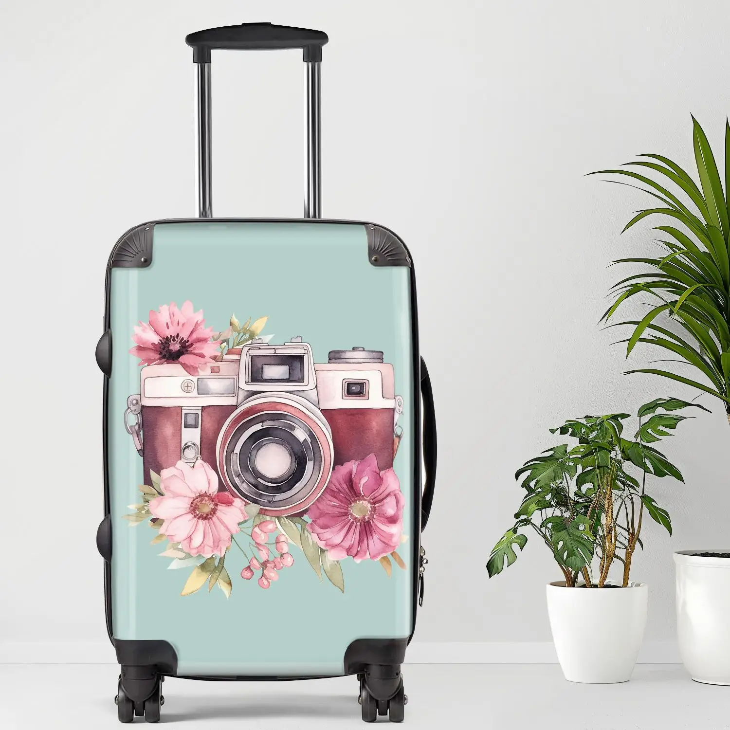 

Camera Luggage, 20/24/28 Inch Luggage, Carry-On, Custom Luggage, Luggage Set, Suitcase, Travel, Vacation, Cabin Suitcase, Custom