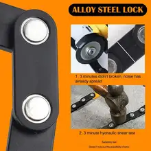 Foldable Bicycle Chain Lock High Security #5