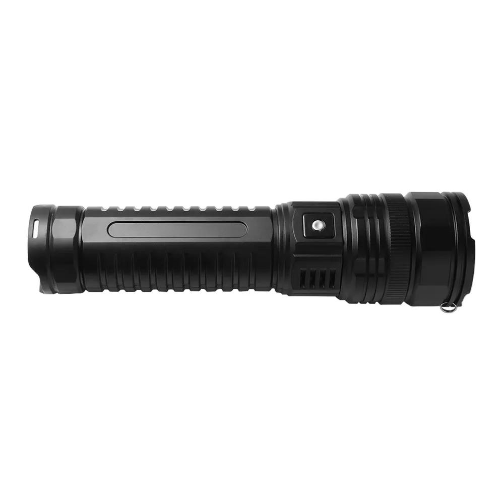 Multifunctional Rechargeable Laser Flashlight Spotlight Powerful Strong Light Torch LED Emergency Work Flashlight Outdoor