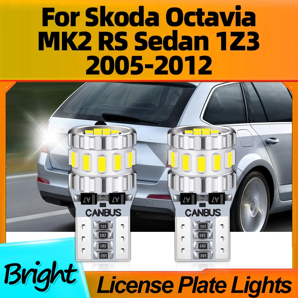 

2Pcs LED Clearance Light Bulb Lamp W5W T10 Canbus For Skoda Octavia MK2 RS Sedan 1Z3 2005 2006 2007 2008 2009 2010 2011 2012