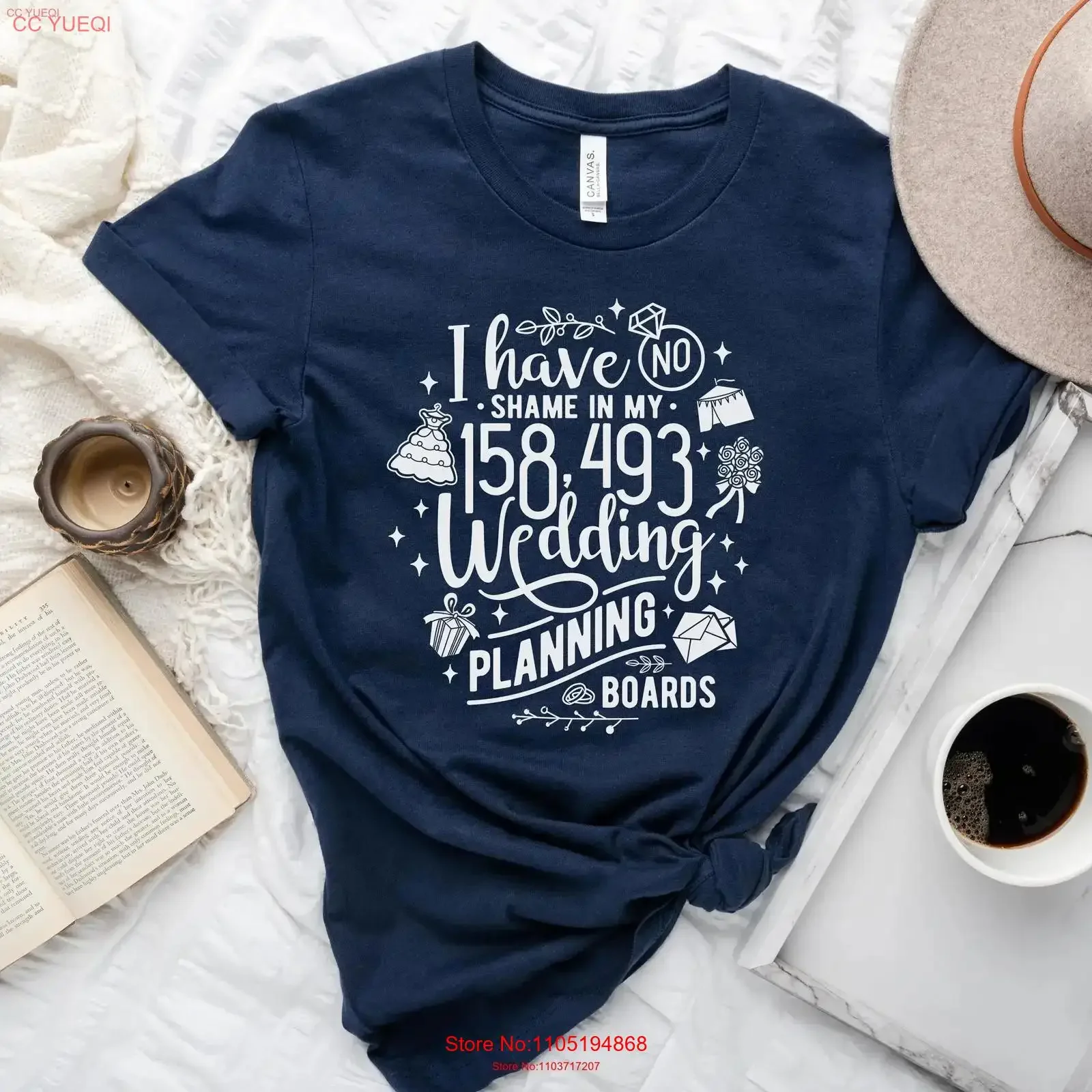 No Shame Wedding Planning Bride to Be Coordinator Event Planner Funny T Shirt EngagemenT vintage Washed Comfortable Stretched