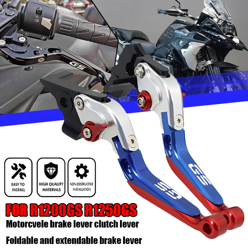 

Для BMW R1200GS R1250GS GS ADVENTURE R1200GS ADV R1250GS ADV тормоза мотоцикла с ЧПУ рычаг сцепления тормозной рычаг аксессуары
