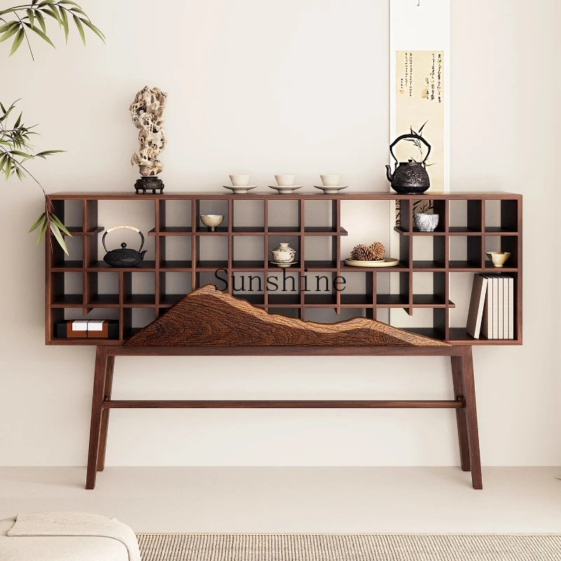 

Wabi Sanfeng Solid Wood Bogu Rack Entrance Cabinet Tea Set Display Shelf