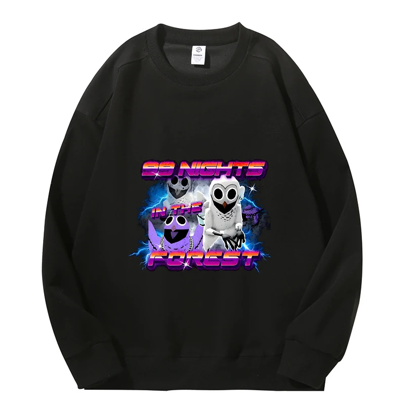 لعبة 99 ليال في الغابة النساء الرجال الشارع الشهير الجرافيك تي شيرت الأسرة الملابس على قماش أنيمي التي شيرت Y2k ملابس حريمي #6
