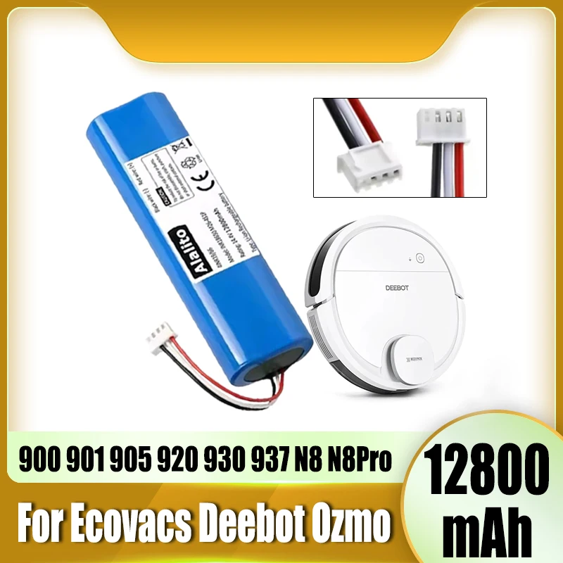 14.4V lithium battery, for Ecovacs Deebot Ozmo 900 901 905 920 930 937 N8 N8 Pro robot vacuum cleaner
