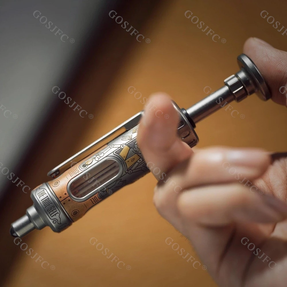 ACEdc & One Bean MAXDOC Magnetic Levitation Titanium Push Slider Stress Release Toy EDC Tool Anxiety Relief Gadgets