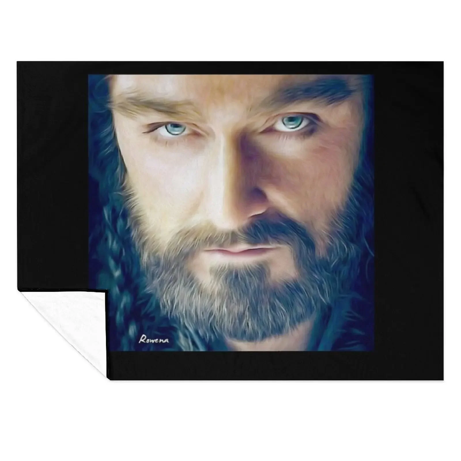 

For Men Women Richard Armitage Thorin Cute Graphic Gift Throw Blanket Warm Loose blankets and throws for sofa Blankets