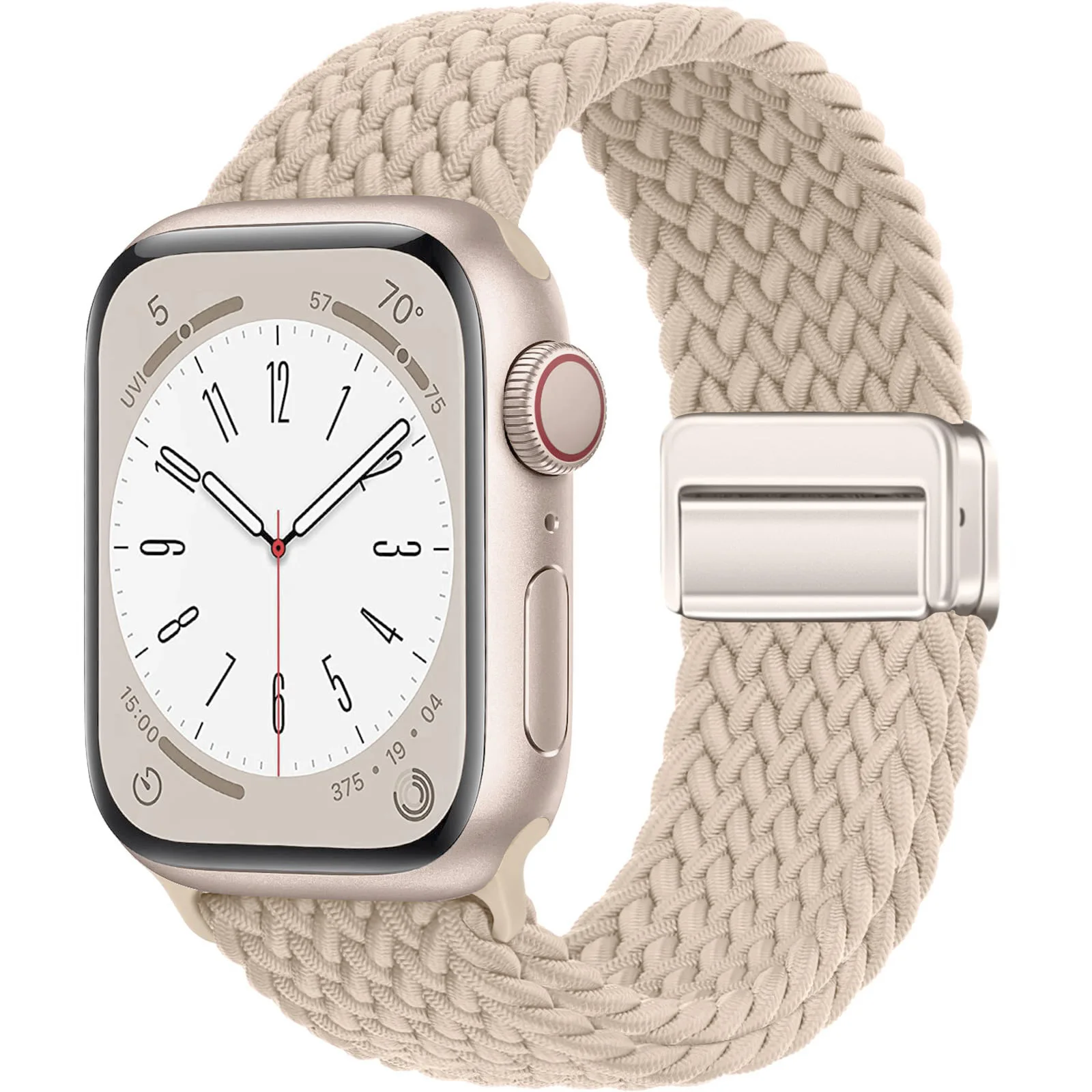 Geflochtenes Armband für Apple Watch-Armbänder 40 mm 45 mm 41 mm 44 mm 42/46 mm 49 mm Magnetarmband iWatch-Serie SE 7 5 6 8 9 10 11 Ultra3 2