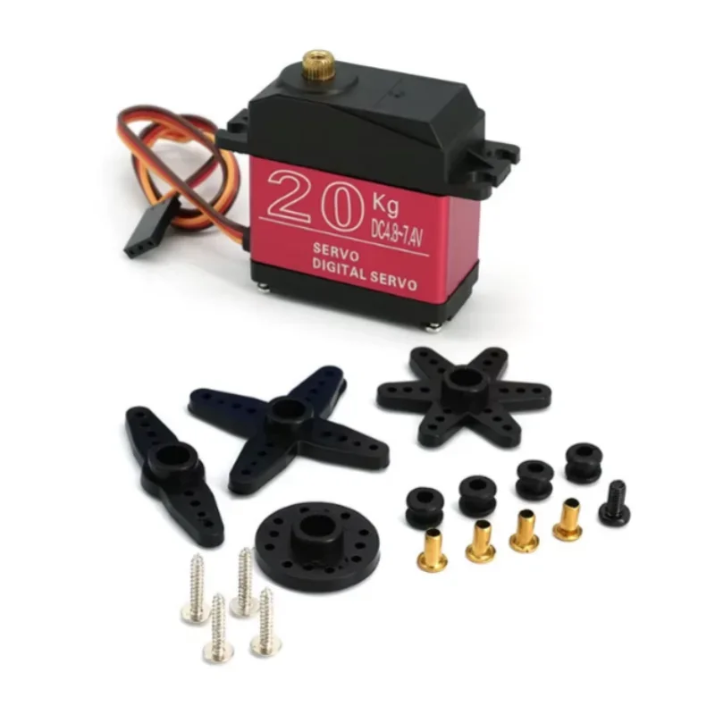 Metal Gear Digital Servo High Torque 180 Degrees 20KG 25KG 30KG 35KG For Robotic Arm RC Model Car Boat Robot - Image 3