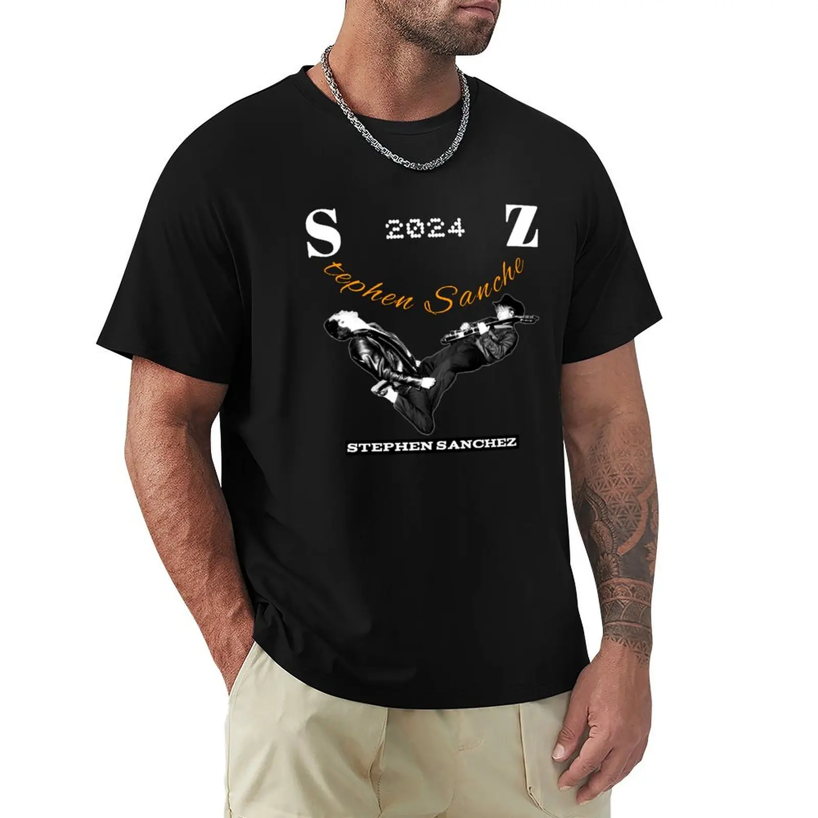 

Stephen Sanchez T-Shirt Streetwear Print Tee Shirt