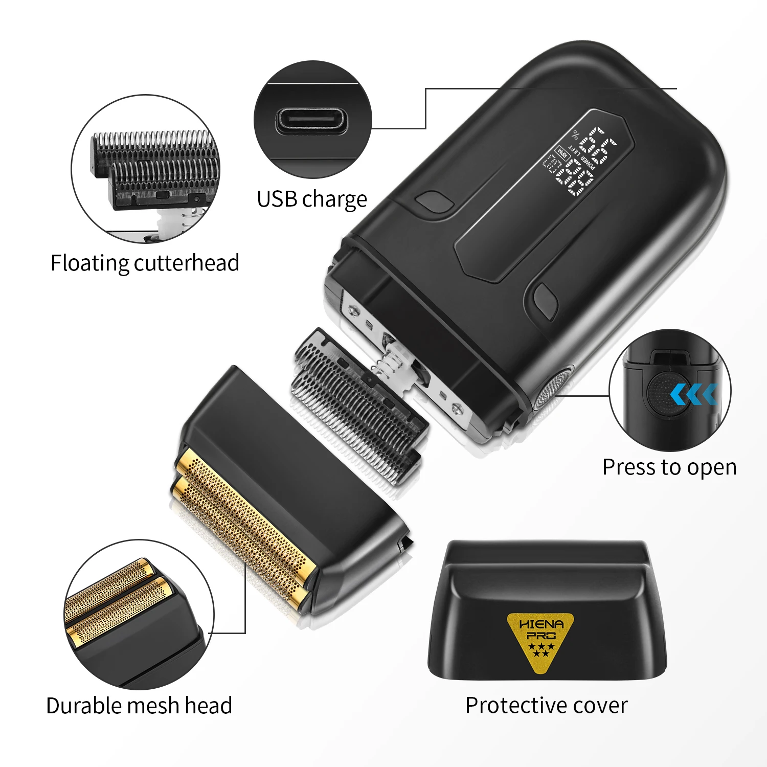 

Машинка для стрижки волос и набор бритв, профессиональный беспроводной триммер для волос для мужчин, электрические триммеры для бороды, фольгированные бритвы, парикмахерская машинка для стрижки волос