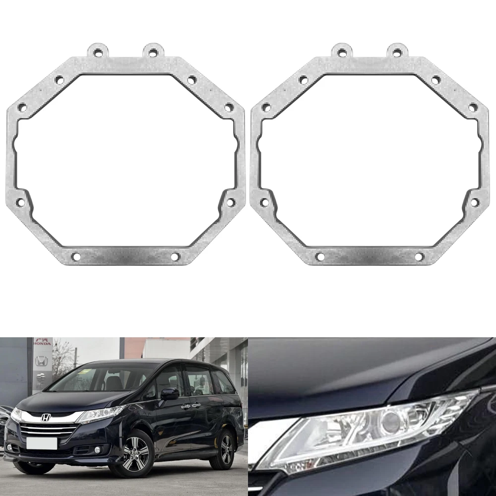 Taochis Car-Styling Adapter Frame Headlight Bracket for Honda Odyssey 2015-2017 Honda 10th generation CIVIC GIENIA / Greiz