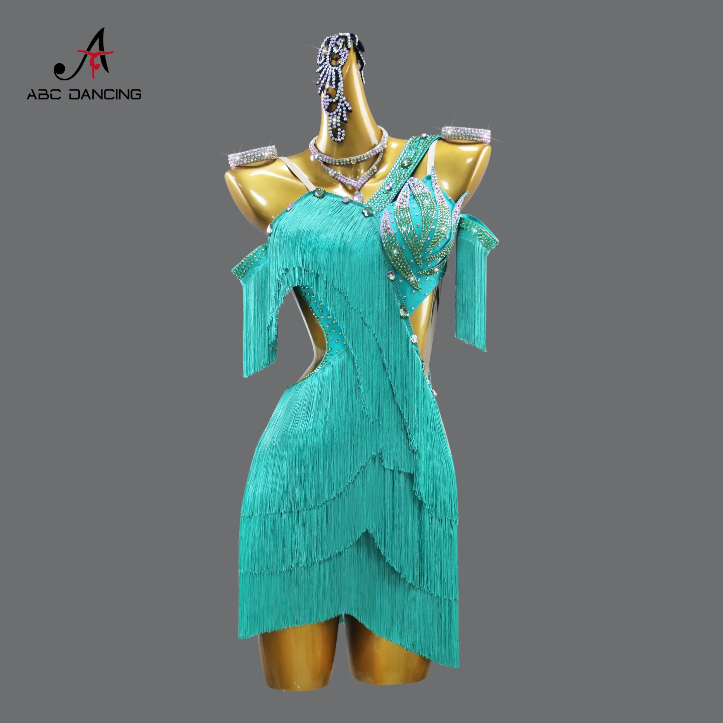 الفتيات ملابس رقص المرأة اللاتينية فستان حفلة موسيقية ممارسة الملابس مساء قاعة الرقص الأداء 2025 طفل كرنفال الأطراف مهدب البدلة #1