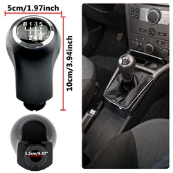 5/6 Speed For OPEL ASTRA H Gear shift knob Stick Lever Handle Leather Replacement Parts