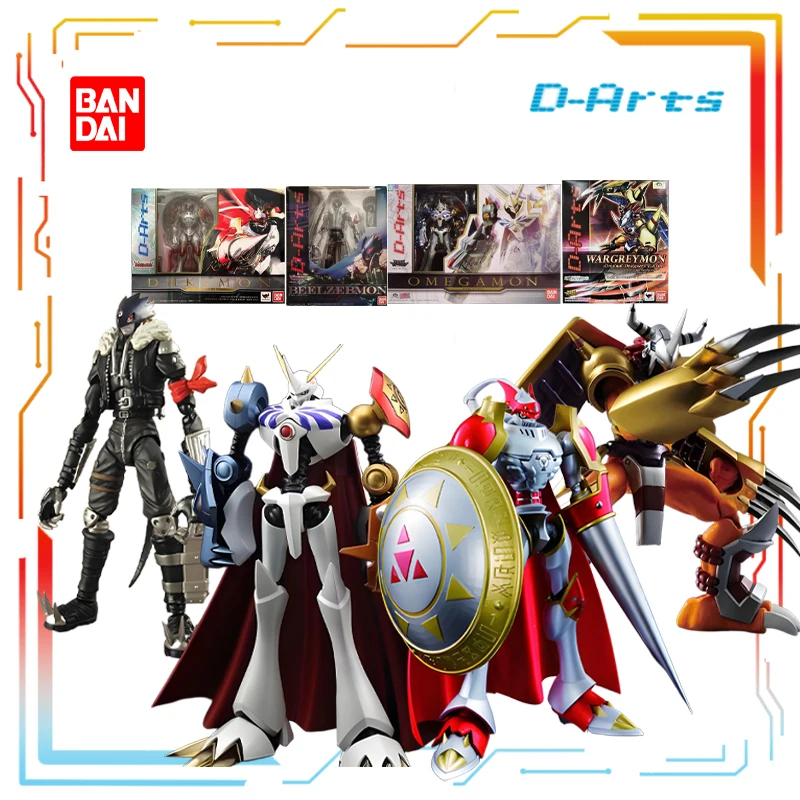 

Bandai D-Arts Готовый продукт Подвижная изысканная редкая кукла с пропорцией Цифровой монстр Аниме Игрушки Модель Фестивальный подарок для мальчиков