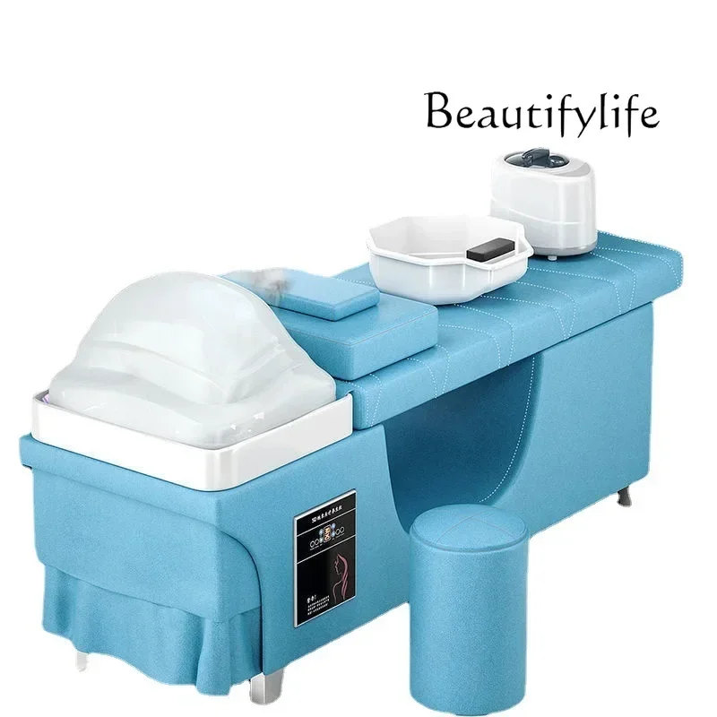 X Thai Head Therapy Bed Shampoo Bed Barber Shop Beauty Salon Fumigation Water Circulation Shampoo Massage