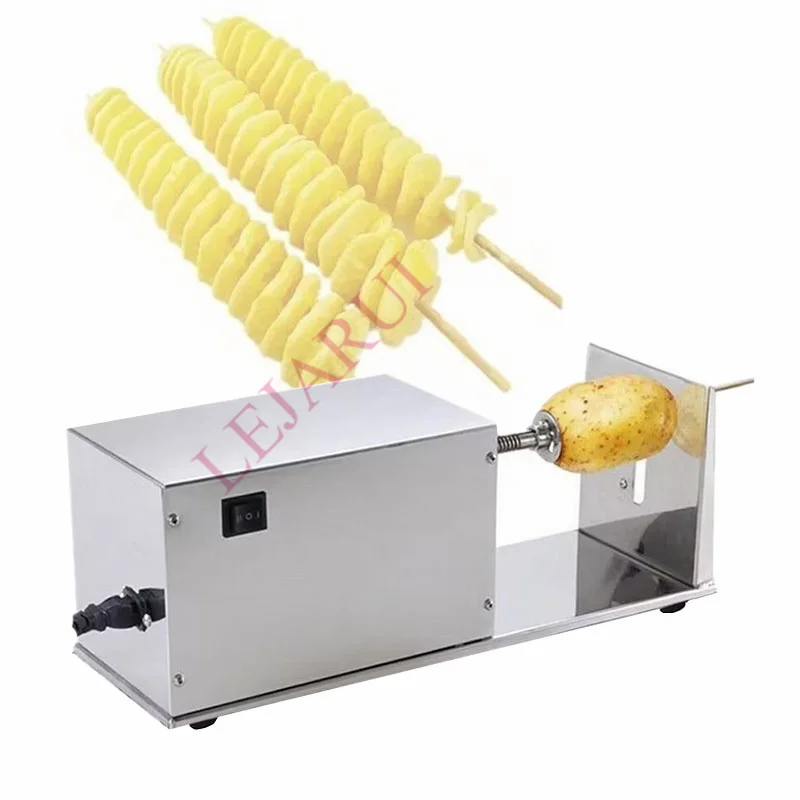 Multifunctional Potato Tower Machine Electric Spiral Potato Chip Cutting Machine