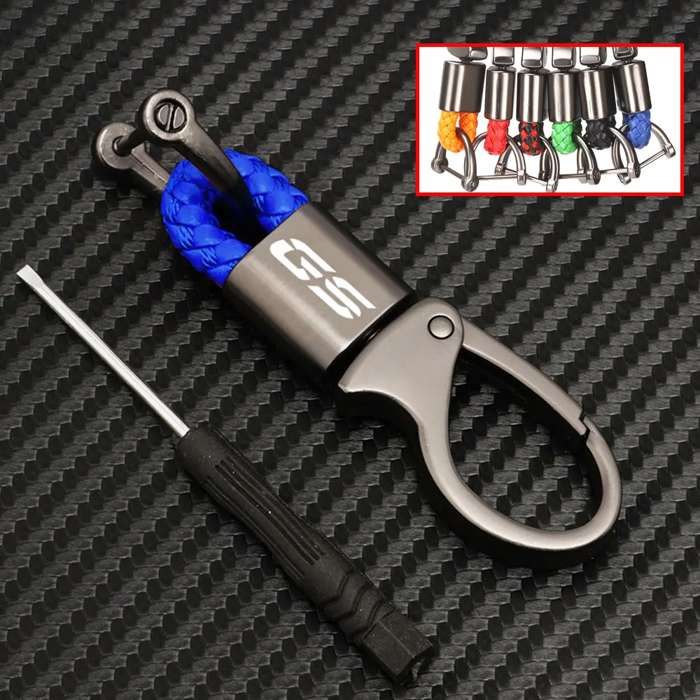 Metal Keychain For BMW R1200 R1250 F650 F700 F750 F800 850 GS R1200gs F850GS Adventure Adv Keyring Key Chain Holder Accessories