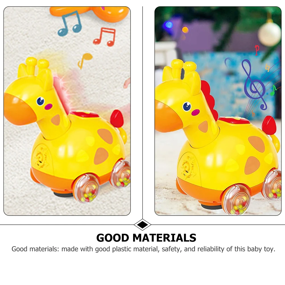 Giraffe Slithering Baby Kruipende Begeleiding Speelgoed Mini Cartoon Plastic Babyspeeltje