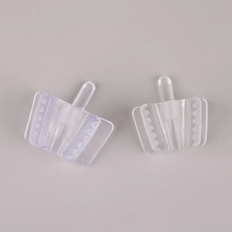 Soporte bucal de plástico Dental de 5 piezas, eyector de Saliva, punta de succión, almohadilla oclusal, abridor de boca, Retractor, Material de higiene bucal