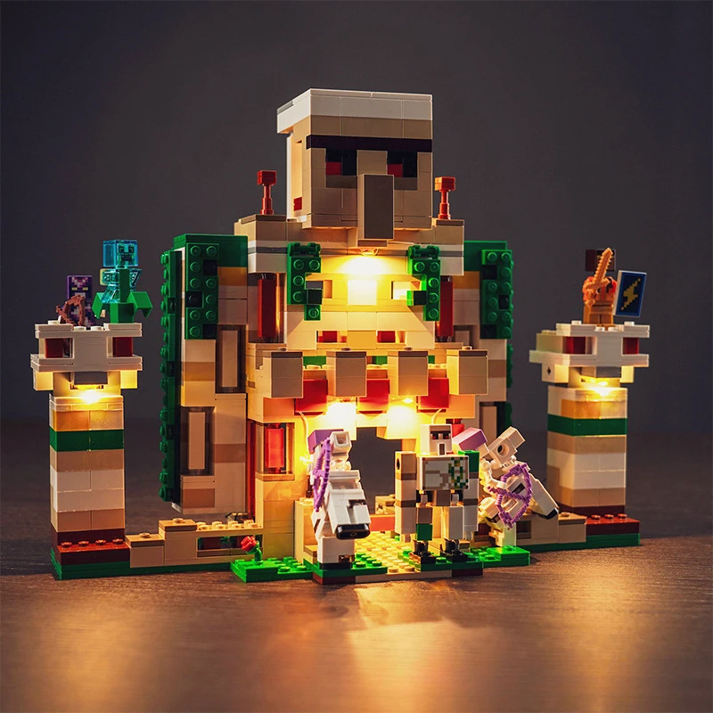 No Model Led Light Kit For The Iron Golem Fortress 21250