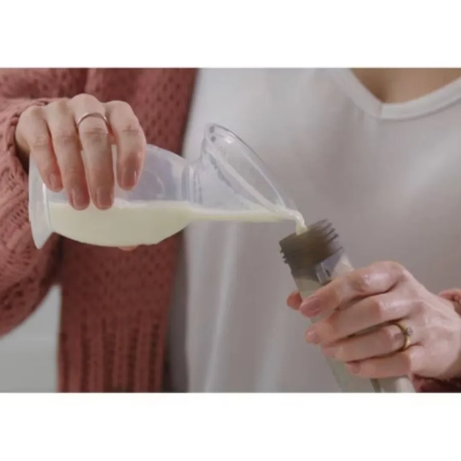 مضخة الثدي مع قاعدة شفط وسدادة زهور آمنة للاستخدام في غسالة الأطباق، خالية من مادة BPA وPVC والفثالات