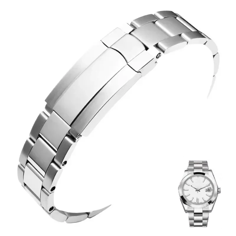 Solid Stainless Steel Watch Bracelet For Rolex Oyster Perpetual Datejust DAYTONA SUBMARINER Watchbands Luxury Watch Strap 20MM