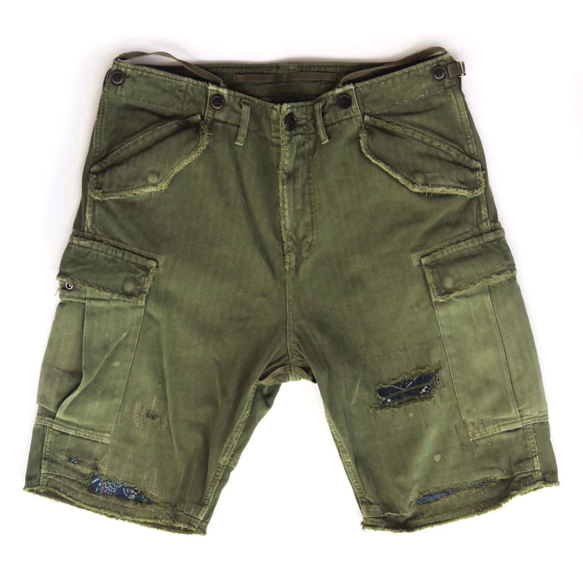 

2025 VISVIM ICT 20ss Jumbo Eiger limited destruction tooling shorts