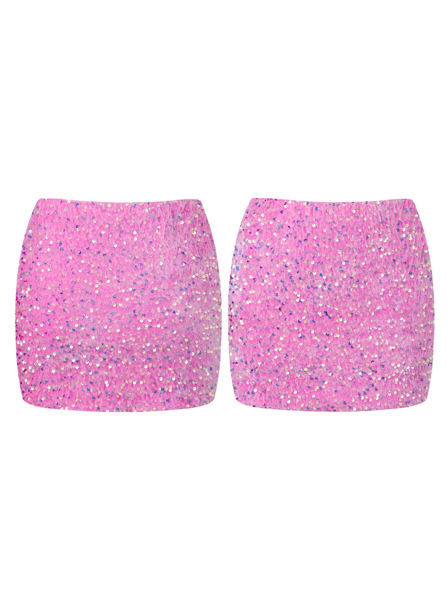 여성용 스팽글 미니 스커트 패션 반짝이는 핏 숏 펜슬 스커트 패션 클럽 스커트