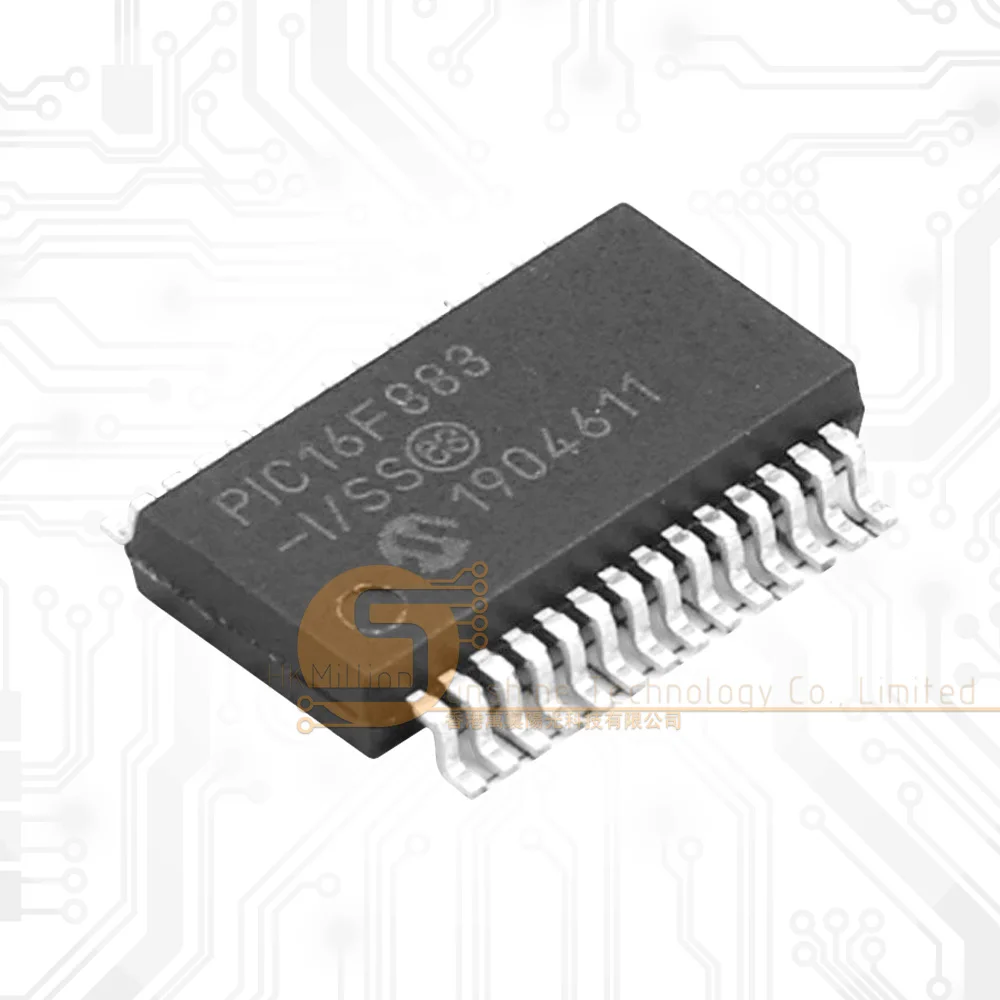 10pcs PIC16F883-I_SS SSOP-28-208mil PIC 20MHz 8 Bit 7KB