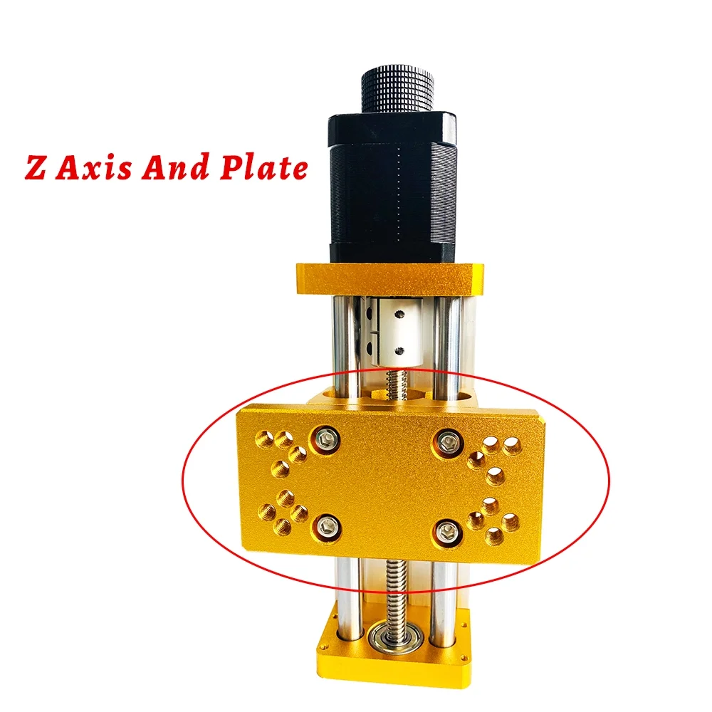 CNC 3018 Z-Axis Module 60-85MM Three Axis Engraving Machine Stepper Motor Clamp Module 45/52/65m Sliding Table Support