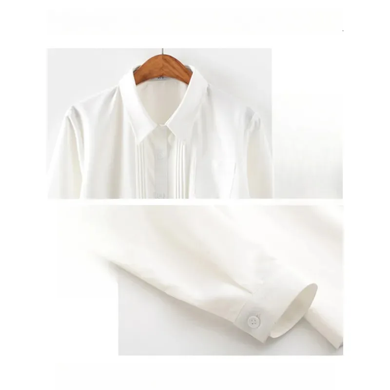 بلوزة طويلة الأكمام كاجوال للمدرسة قميص أبيض للطلاب JK موحدة نمط جامعة جزيرة الأحلام؛ 5'b، 8.v؛ #6