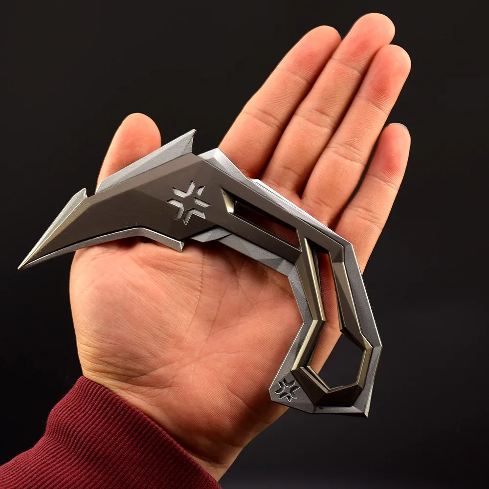 Valorant VCT Karambit Melee Wapen Mes Spel Periferie 16 cm Metalen Wapen Model Desktop Ornament Decoratie Ambachten Geschenken Speelgoed
