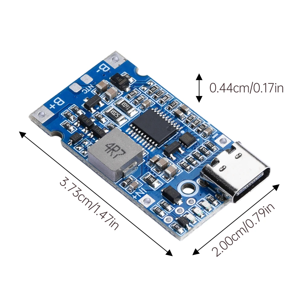 BMS 2S 3S 4S Type-C Lithium Battery Charging Module 4.5V-15V 18W 2A Support QC Fast Charge With Temperature Protection