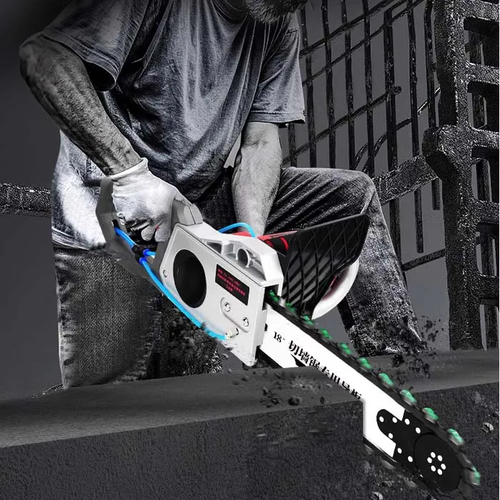 High Quality Hand-Held Concrete Cutting Chain Saw Machine With 220V Engine And Gear For Machinery Repair Shops New Condition
