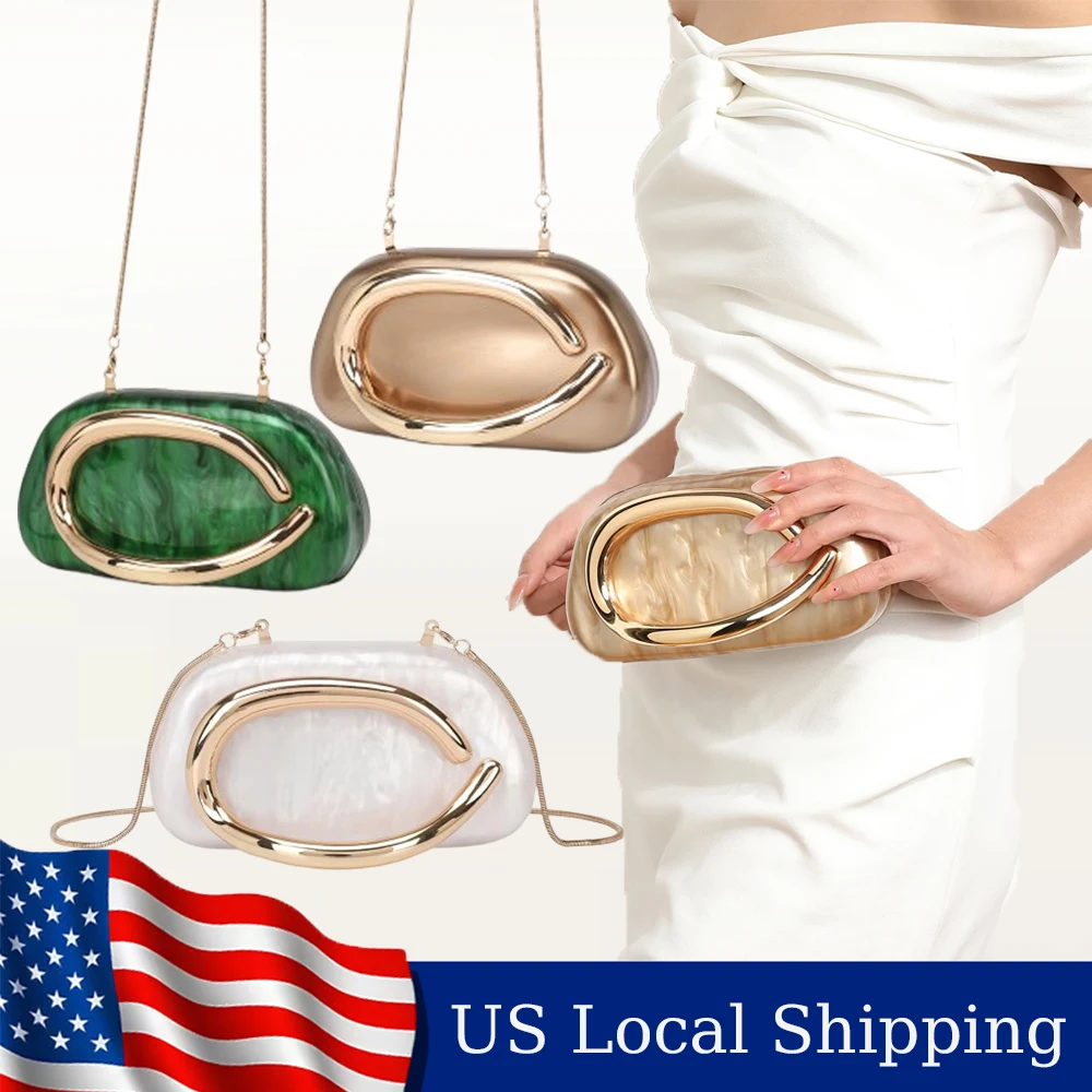 

2025 Fashion Women's Handbag Luxury Evening Banquet Clutch Bag Wedding Purse Party Crossbody Bag Bride Metal Shoulder Bag