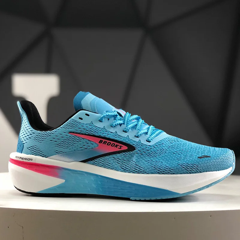 Brooks Ghost 2, leichte Laufschuhe, gepolsterte Unterstützung, GlideRoll Rocker Tech, atmungsaktives Mesh-Obermaterial, Nachtlauftraining