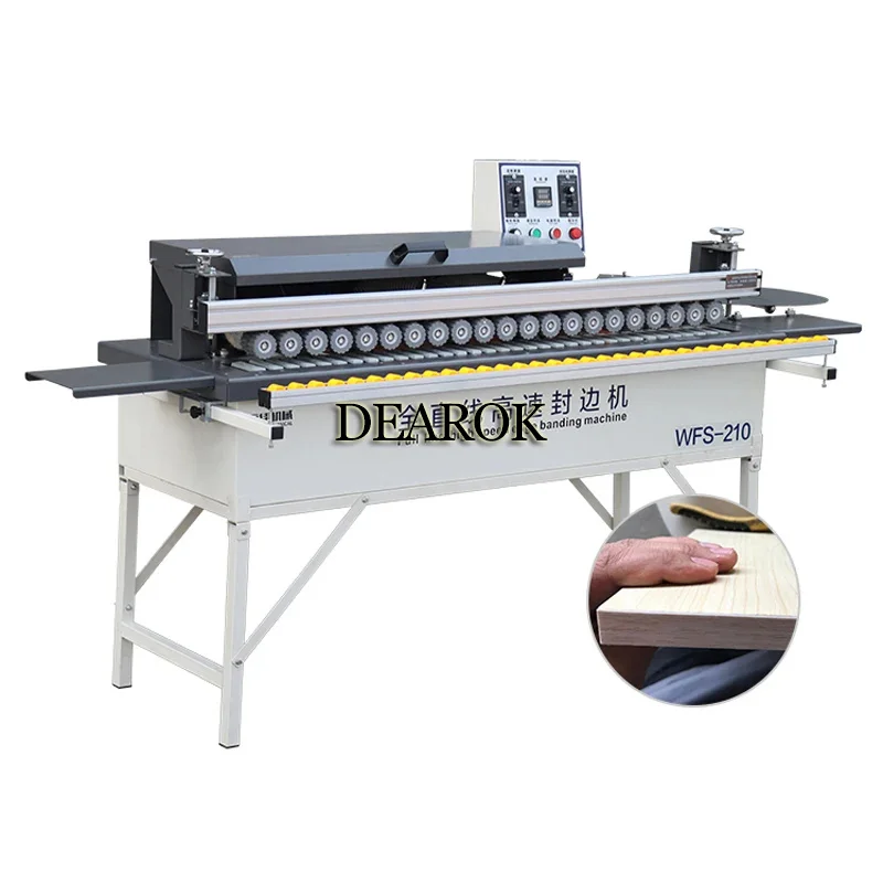 WFS-210 Automatic Edge Banding Machine Sealing and Repairing All-in-One Machine Copying Trimming Curved Straight Dual-purpose