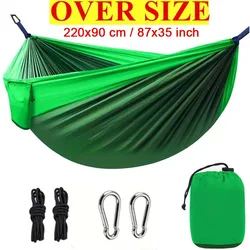 Camping Hammock with Color Matching Durable and Easy To Install Suitable for Camping Beach Hiking Outdoor Activities